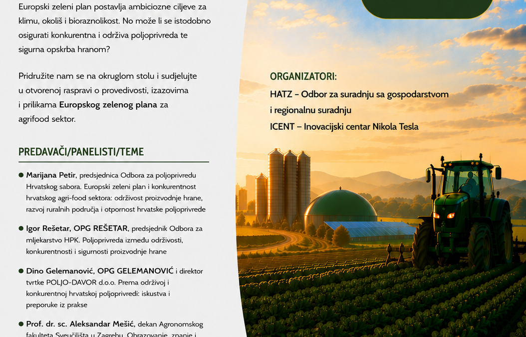 Okrugli stol s panelom „U kojoj je mjeri provediv Europski zeleni plan?“