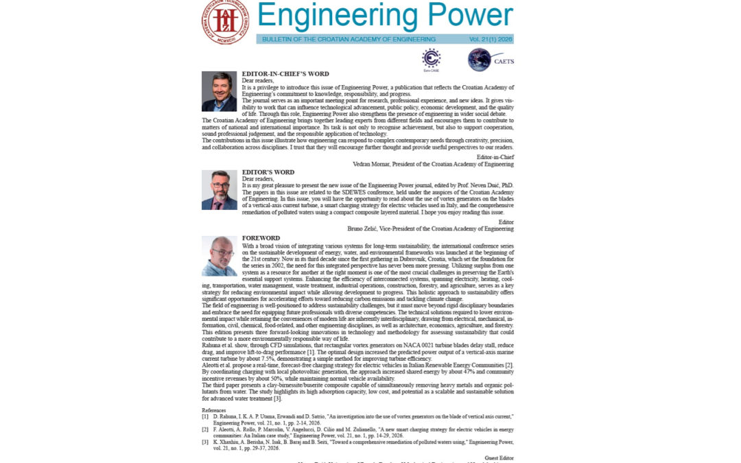 Engineering Power, Vol. 21(1) 2026