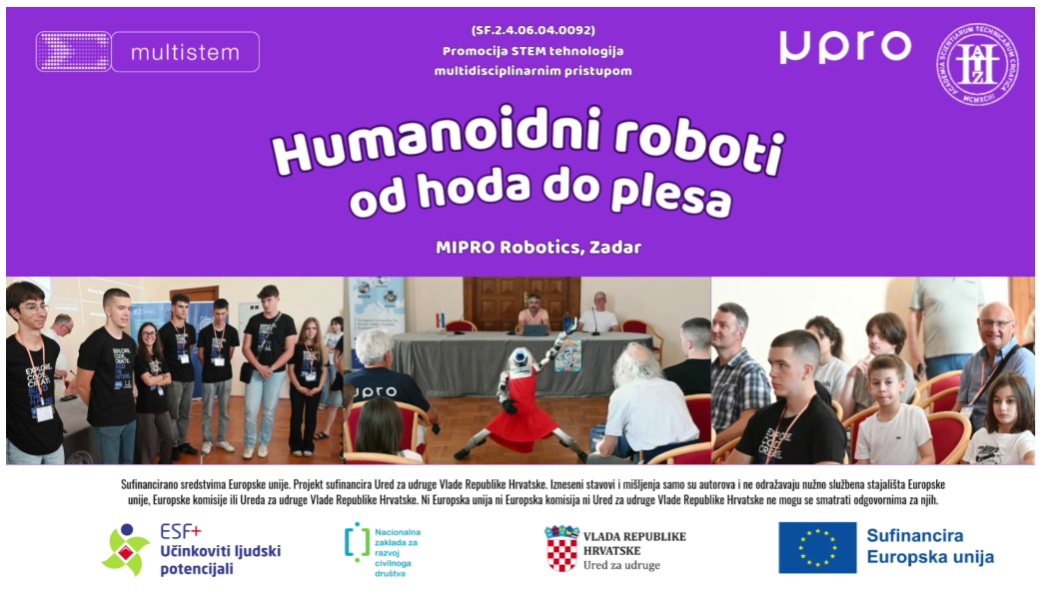 Humanoidni roboti od hoda do plesa – MIPRO Robotics 2026